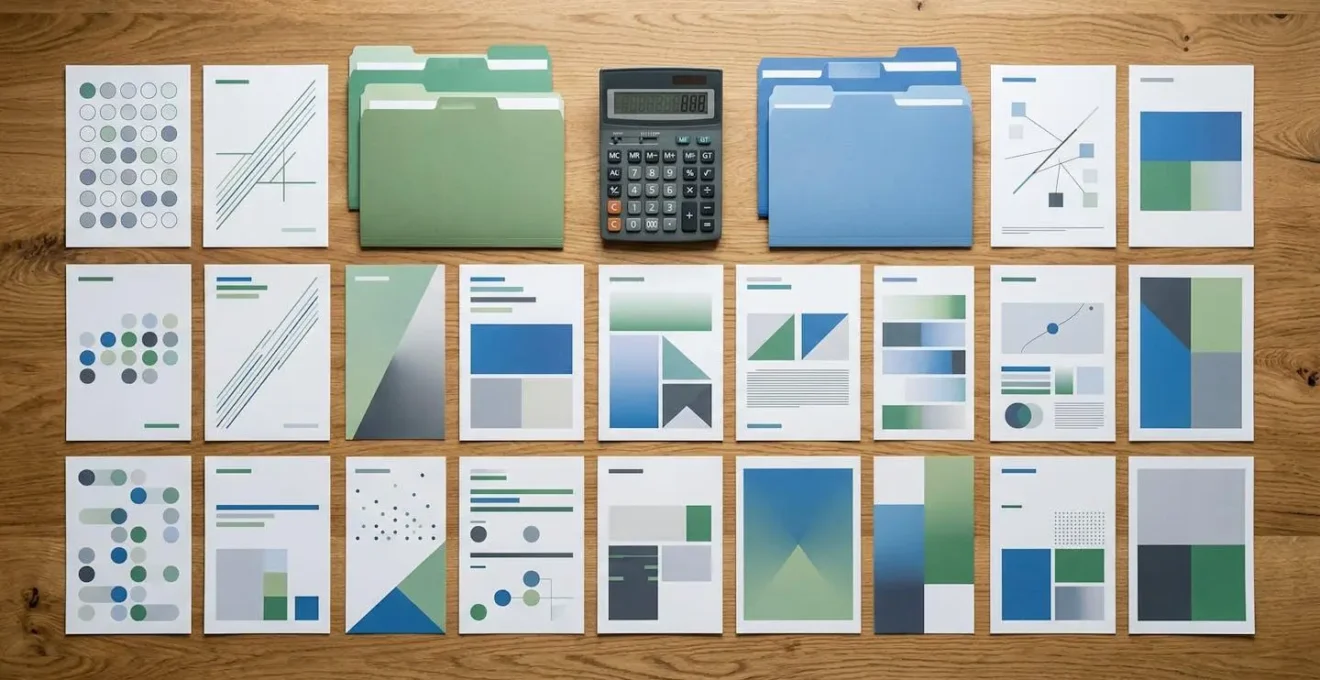 Documents d'aides à la rénovation énergétique disposés sur une table avec une calculatrice