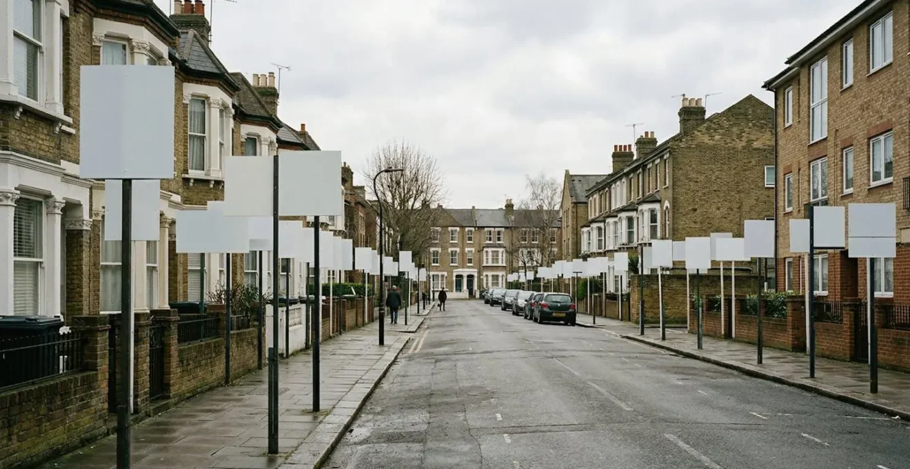 Représentation visuelle de l'accumulation du stock immobilier dans un quartier urbain